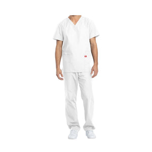 Hossegor - Ensemble médical - Tunique col V et pantalon - Unisexe - Dickies Dickies Blanc-XXXL