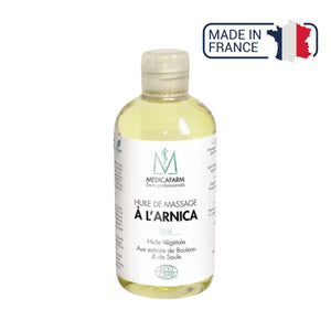 Huile de massage BIO à l'Arnica - Flacon Stop-goutte 250 ml - Medicafarm Medicafarm