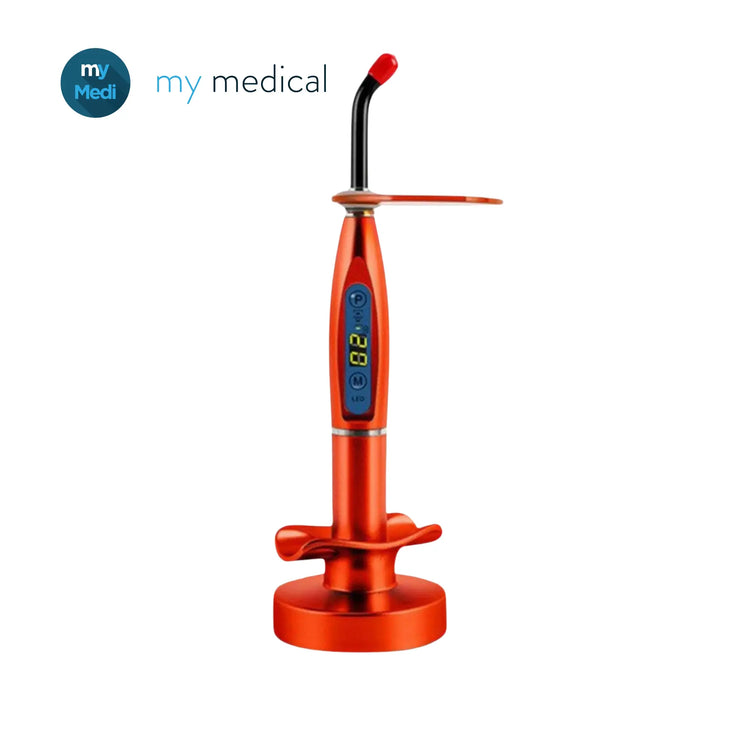 Lampe LED à photopolymériser - Sans fil - 1500 mW / cm² - 7 coloris disponibles My Medical  Rouge