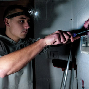 Lampe frontale LED/krypton - Silverline Silverline