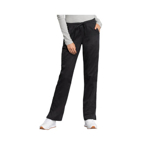 Le Mans - Pantalon droit taille moyenne avec cordon de serrage - Femme - Cherokee Cherokee Authentic Workwear Noir-XXXL