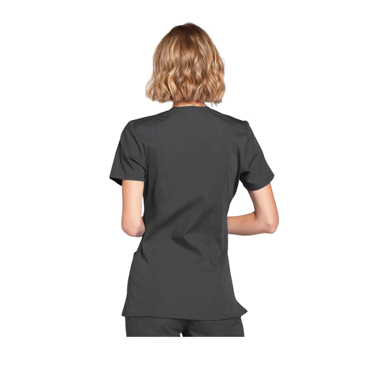 Limoges - Tunique médicale - Effet cache-coeur  - Manches courtes - Femme - Cherokee Cherokee Authentic Workwear