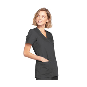 Limoges - Tunique médicale - Effet cache-coeur  - Manches courtes - Femme - Cherokee Cherokee Authentic Workwear