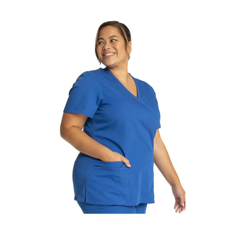 Limoges - Tunique médicale - Effet cache-coeur  - Manches courtes - Femme - Cherokee Cherokee Authentic Workwear