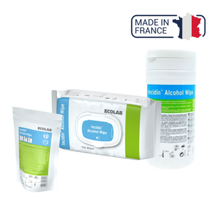 Lingettes Désinfectantes Incidin Alcohol Wipes - 3 contenances - Ecolab by Anios Anios