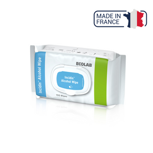Lingettes Désinfectantes Incidin Alcohol Wipes - 3 contenances - Ecolab by Anios Anios Flowpack 100 lingettes (20 x 20 cm)