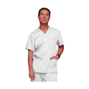 Lourdes - Tunique col V - Homme - Cherokee Cherokee Authentic Workwear Blanc-3XL