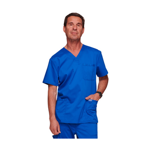 Lourdes - Tunique col V - Homme - Cherokee Cherokee Authentic Workwear Bleu-Roi-3XL
