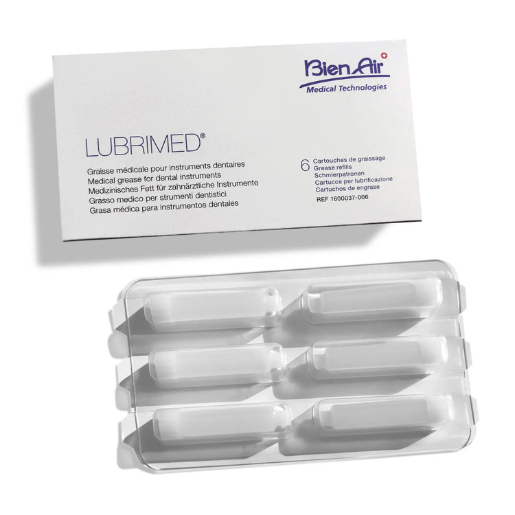 Lubrimed - Graissage des instruments - Lot de 6 cartouches - Bien Air Bien Air