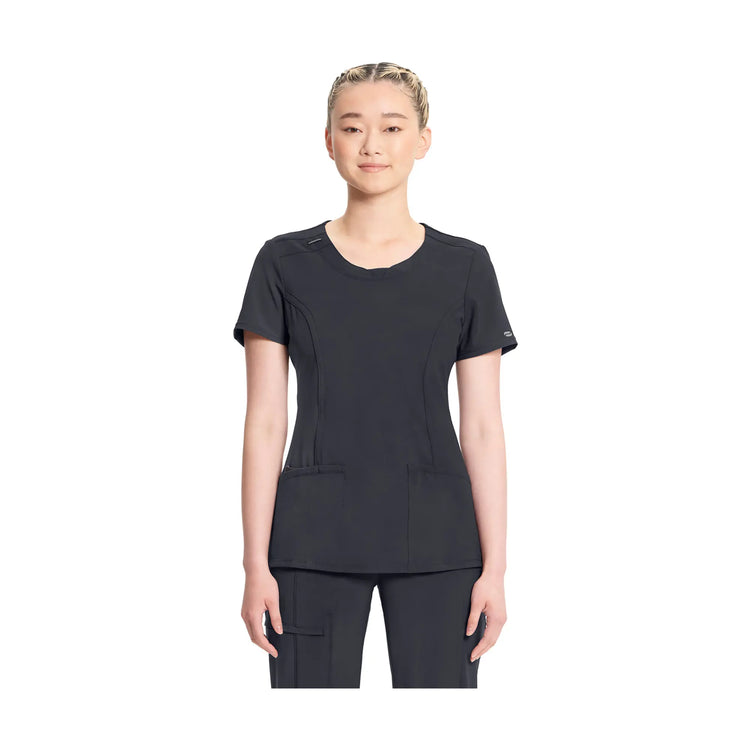 Lyon - Tunique à col rond - Femme - Cherokee Cherokee Medical Uniforms  Anthracite-3XL