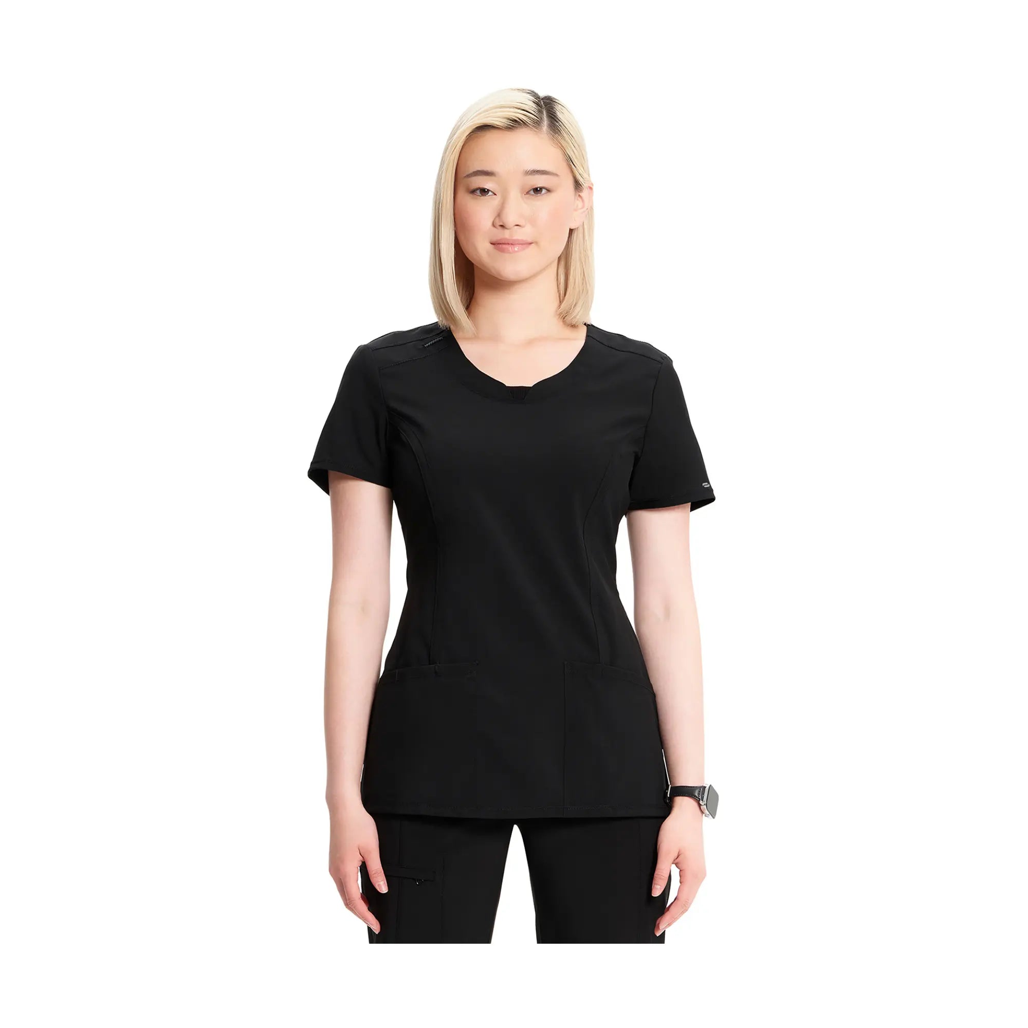 Lyon - Tunique à col rond - Femme - Cherokee Cherokee Medical Uniforms  Noir-3XL