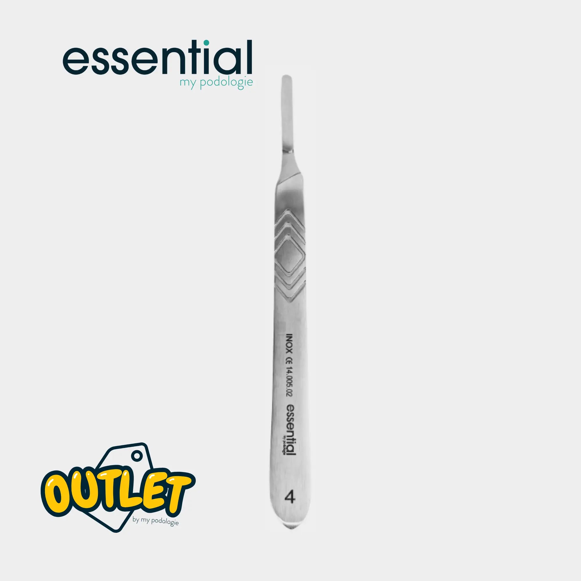 Manche porte lame de bistouri - Inox - Essential by My Podologie // Fin de série Essential N°4