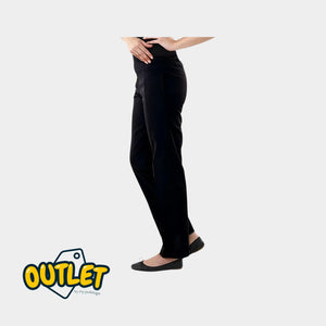 Manille - Pantalon femme noir - Ceinture élastique - Sans poche - Taille 3 // Fin de série Destockage