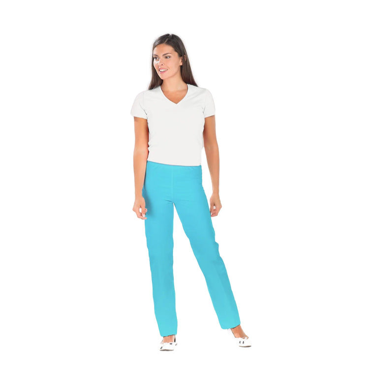 Manu - Pantalon Atoll - Mixte - Ceinture élastique - Sans poche My Blouse