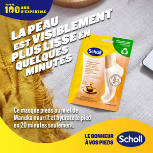 Masque Pieds Nourrissant - Urée 3% - Miel de Manuka - Scholl Scholl