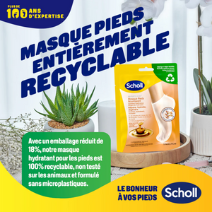 Masque Pieds Nourrissant - Urée 3% - Miel de Manuka - Scholl Scholl