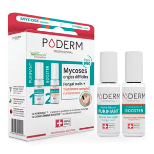 Pack Traitement Sérum Purifiant (8 ml) + Booster (6 ml) - Poderm Professional