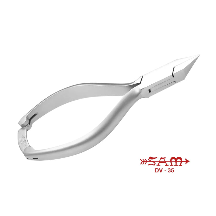Pince à ongles - Acier inoxydable - Finition satinée - Coupe droite - Mors plats - 13,5 cm - Sam Sam
