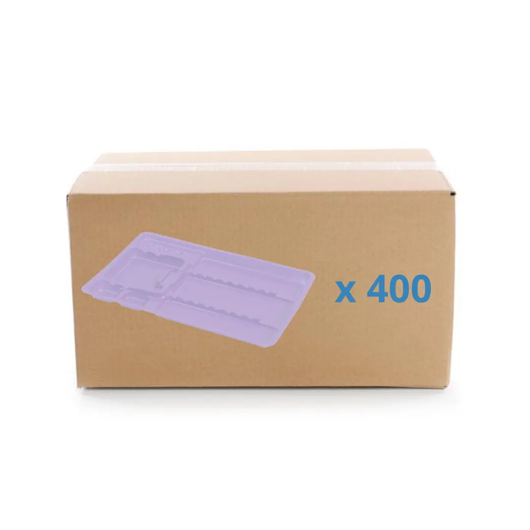Plateaux de soin à usage unique avec compartiments - 3 formats - Carton de 400 My Podologie