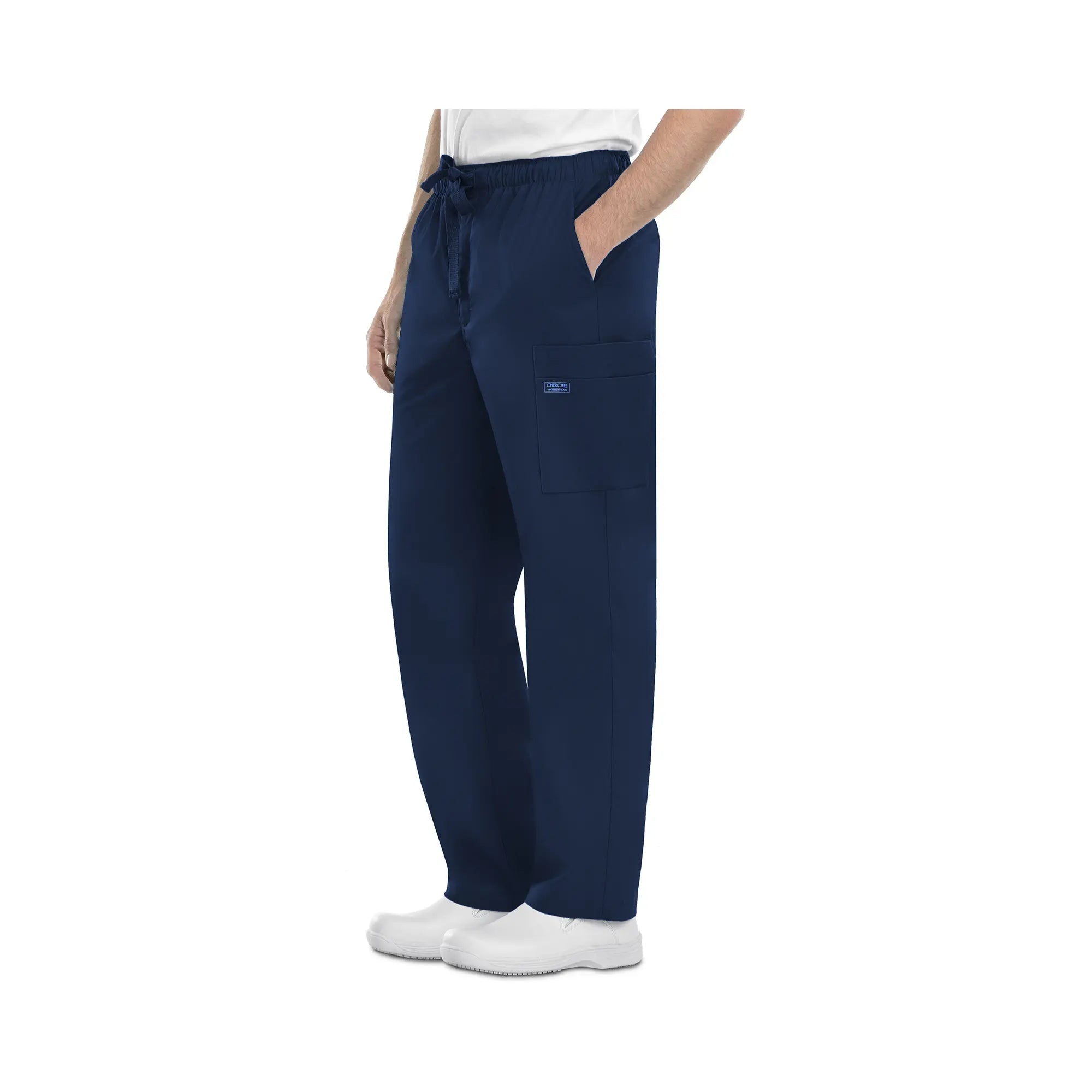 Poitiers - Pantalon large à braguette - Homme - Cherokee Cherokee Authentic Workwear Bleu-Marine-XXXL