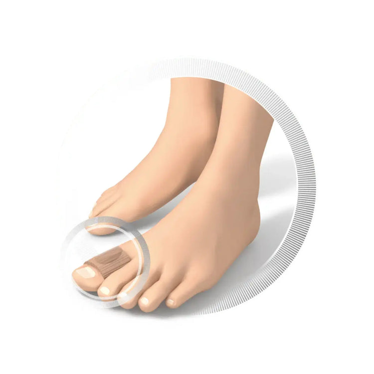 Protection pour orteils - Tissu souple avec coussinet en gel - 1 pièce Tissu et gel - Ruck Ruck