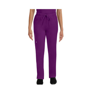 Rebecca - Pantalon évasé avec cordon de serrage - Femme - Healing Hands - Couleur 1 Healing Hands Aubergine / 3XL