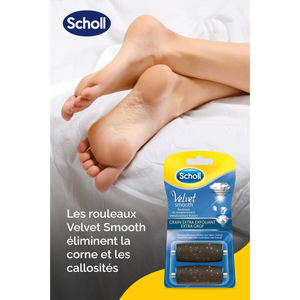 Recharge Rouleau Grain Extra-Exfoliant - Râpe de Pédicurie Électrique - Velvet Smooth - Scholl Scholl