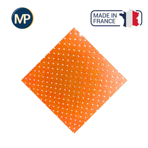 Recouvrement My Carefoam 35 perforé - 2,5 mm - Shore 33 - 1 x 1 m - rouge MP Perforé-Orange