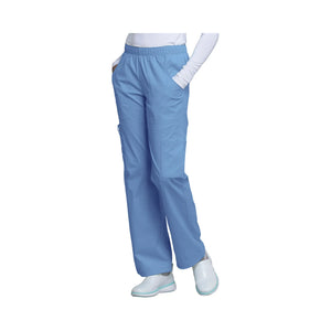 Roubaix - Pantalon large taille moyenne - Femme - Cherokee Cherokee Authentic Workwear Bleu-Ciel-XXXL