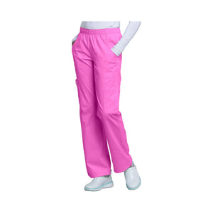 Roubaix - Pantalon large taille moyenne - Femme - Cherokee Cherokee Authentic Workwear Rose-Fluo-XXXL