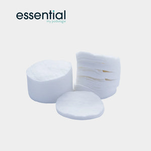 Sachet de 80 disques de coton blanchi