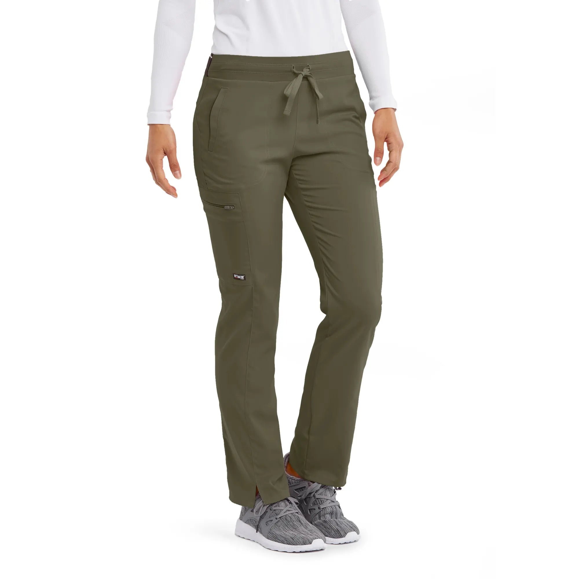 Sana - Pantalon avec cordon de serrage - Femme - Grey’s Anatomy Stretch Grey’s Anatomy Vert Olive / XL