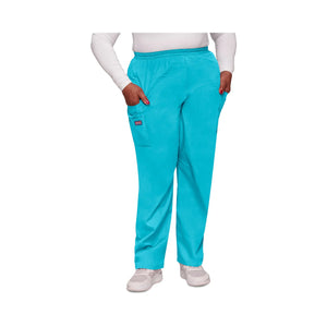 Seignosse - Pantalon cargo médical - Femme - Cherokee - Couleur 1 Cherokee Authentic Workwear  Bleu-Turquoise-XXXL