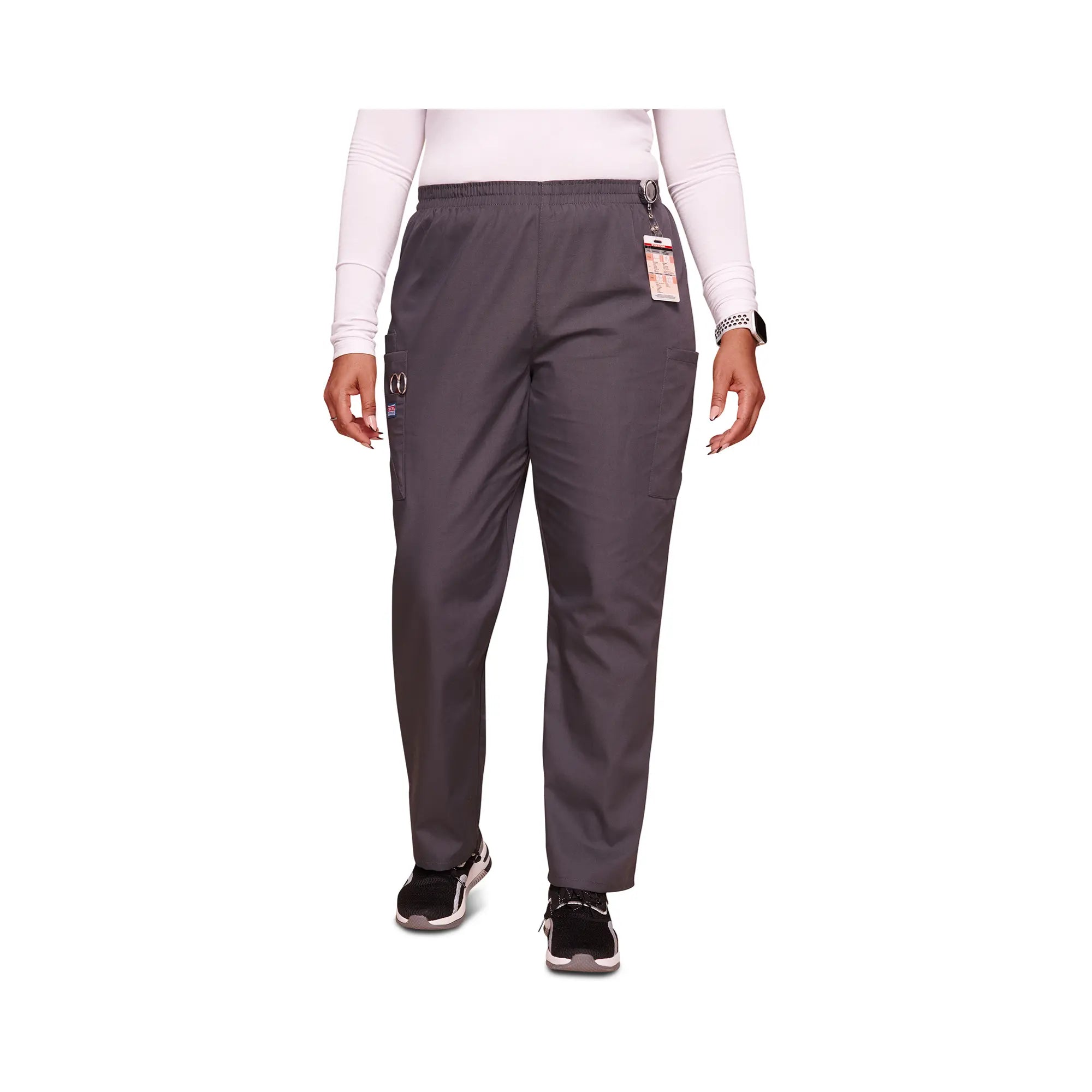 Seignosse - Pantalon cargo médical - Femme - Cherokee - Couleur 2 Cherokee Authentic Workwear Anthracite-XXXL