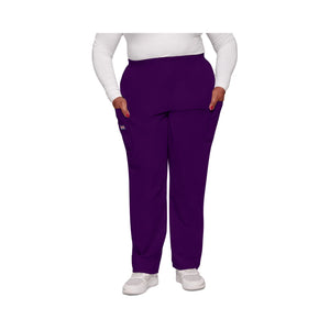 Seignosse - Pantalon cargo médical - Femme - Cherokee - Couleur 2 Cherokee Authentic Workwear Aubergine-XXXL