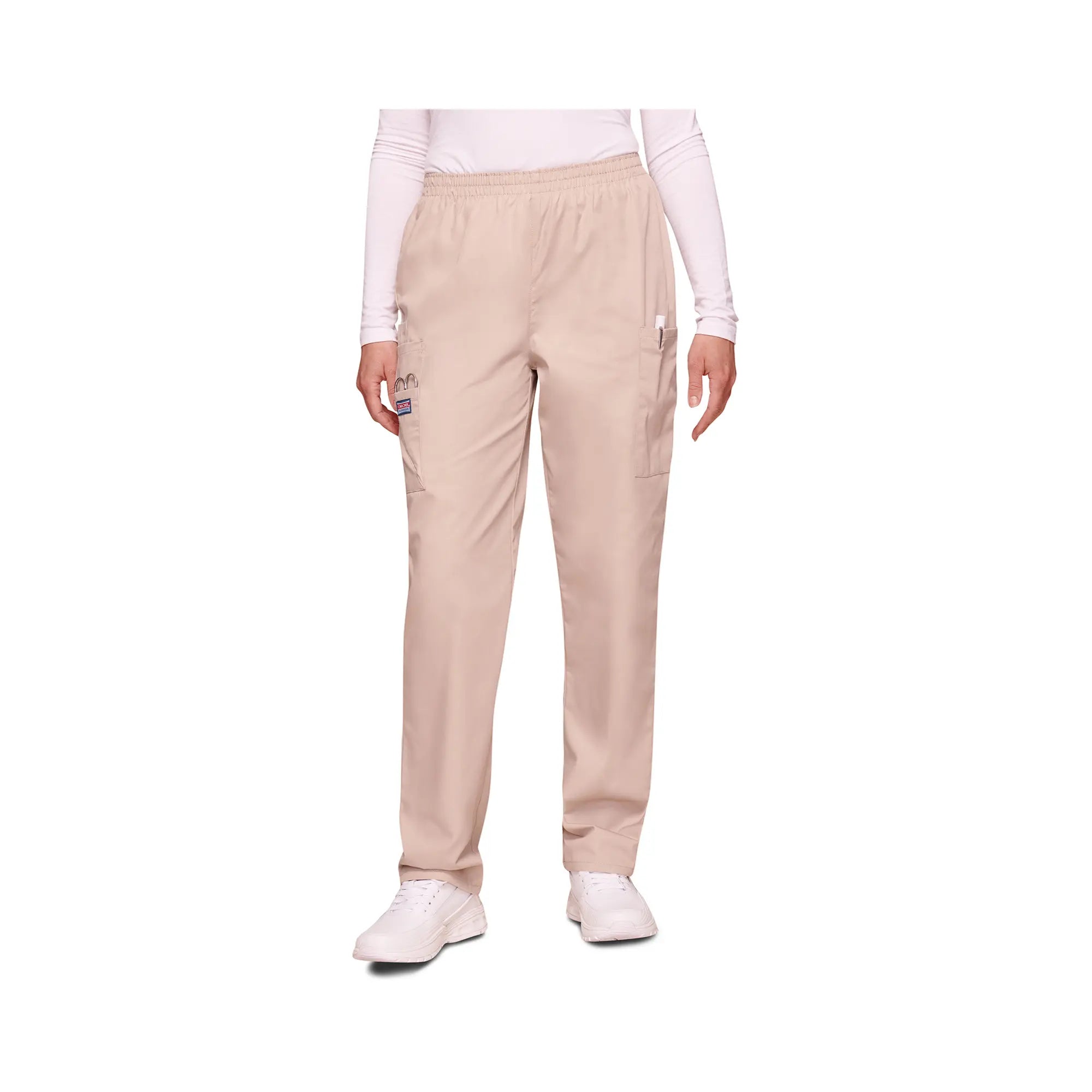 Seignosse - Pantalon cargo médical - Femme - Cherokee - Couleur 2 Cherokee Authentic Workwear Beige-XXXL