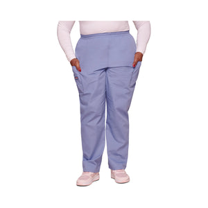 Seignosse - Pantalon cargo médical - Femme - Cherokee - Couleur 2 Cherokee Authentic Workwear Bleu-Ciel-XXXL