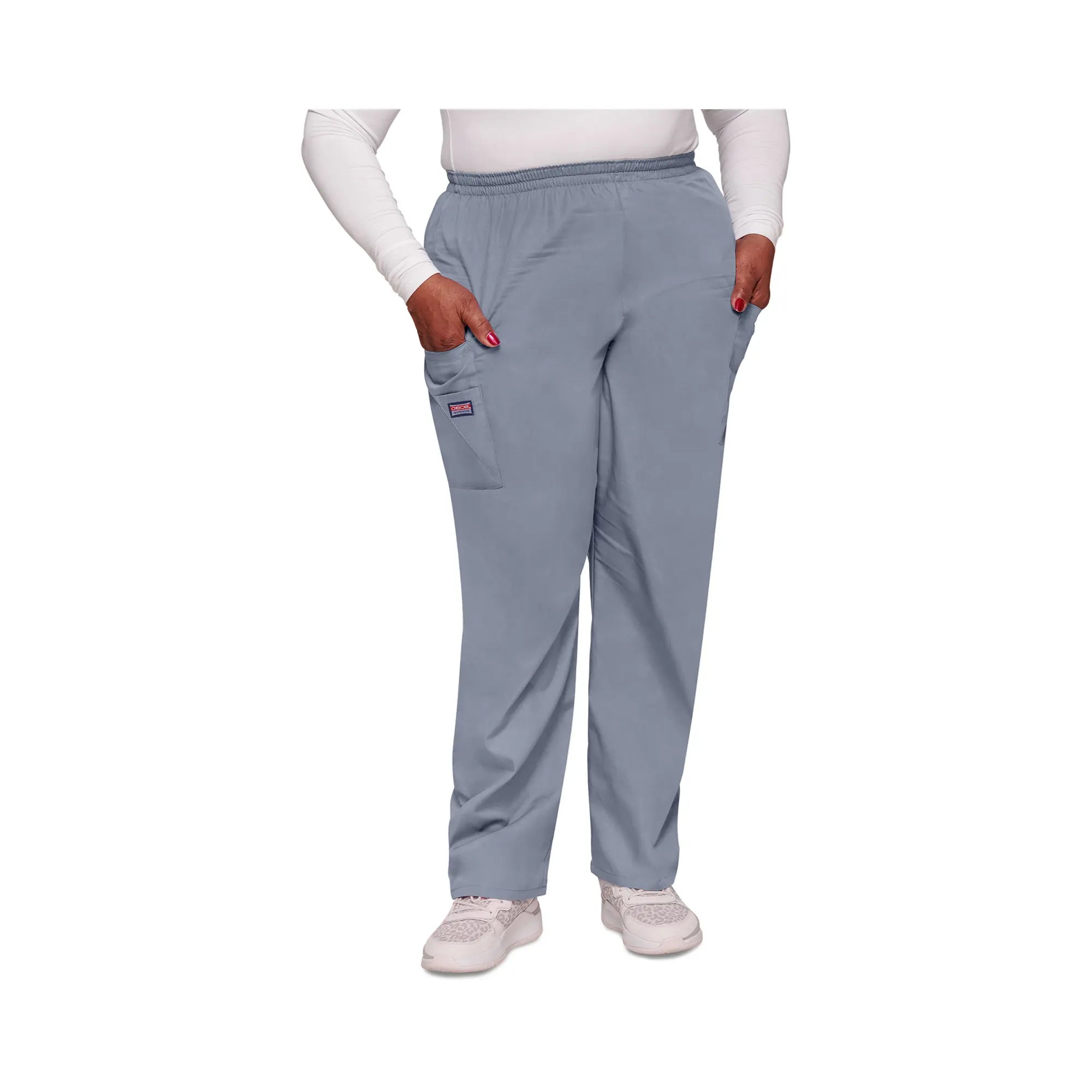 Seignosse - Pantalon cargo médical - Femme - Cherokee - Couleur 2 Cherokee Authentic Workwear Gris-XXXL