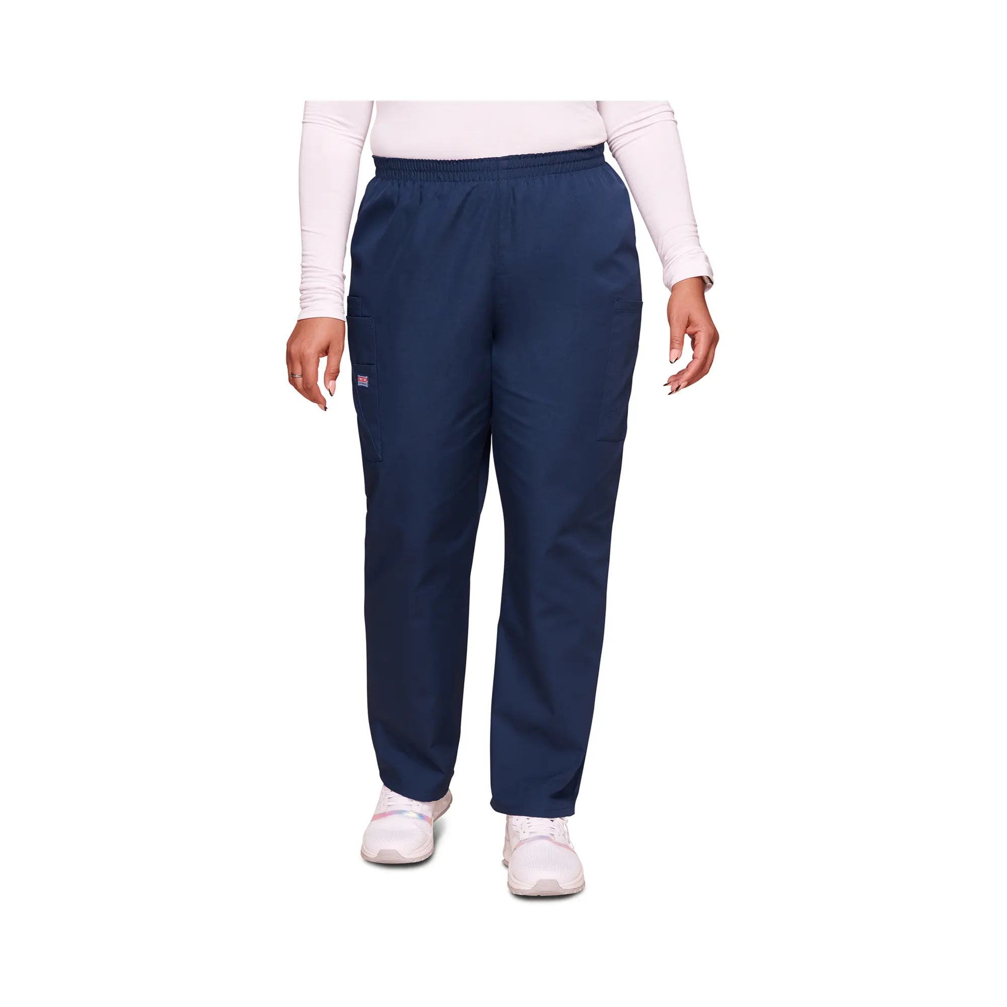Seignosse - Pantalon cargo médical - Femme - Cherokee - Couleur 2 Cherokee Authentic Workwear Bleu-Marine-XXXL