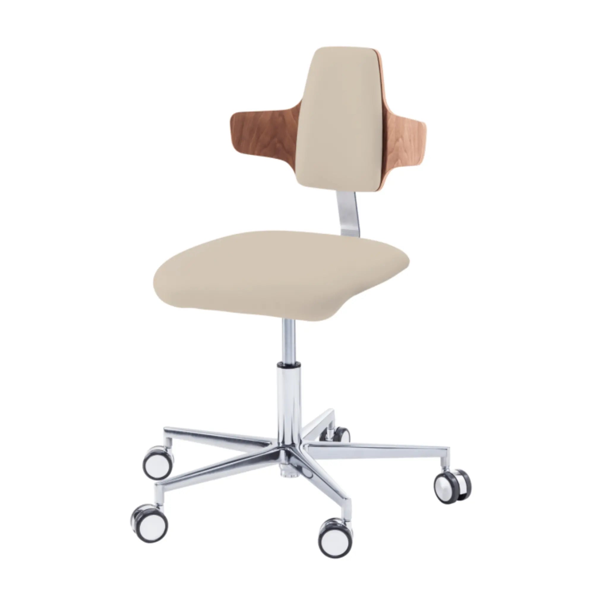 Siège praticien - COMFORT - Ruck - Dossier Napoleon My Podologie CPL-Noyer-Naturel-Long