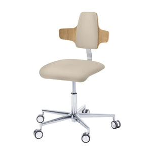 Siège praticien - COMFORT - Ruck - Dossier Napoleon My Podologie CPL-Chêne-Naturel-Long