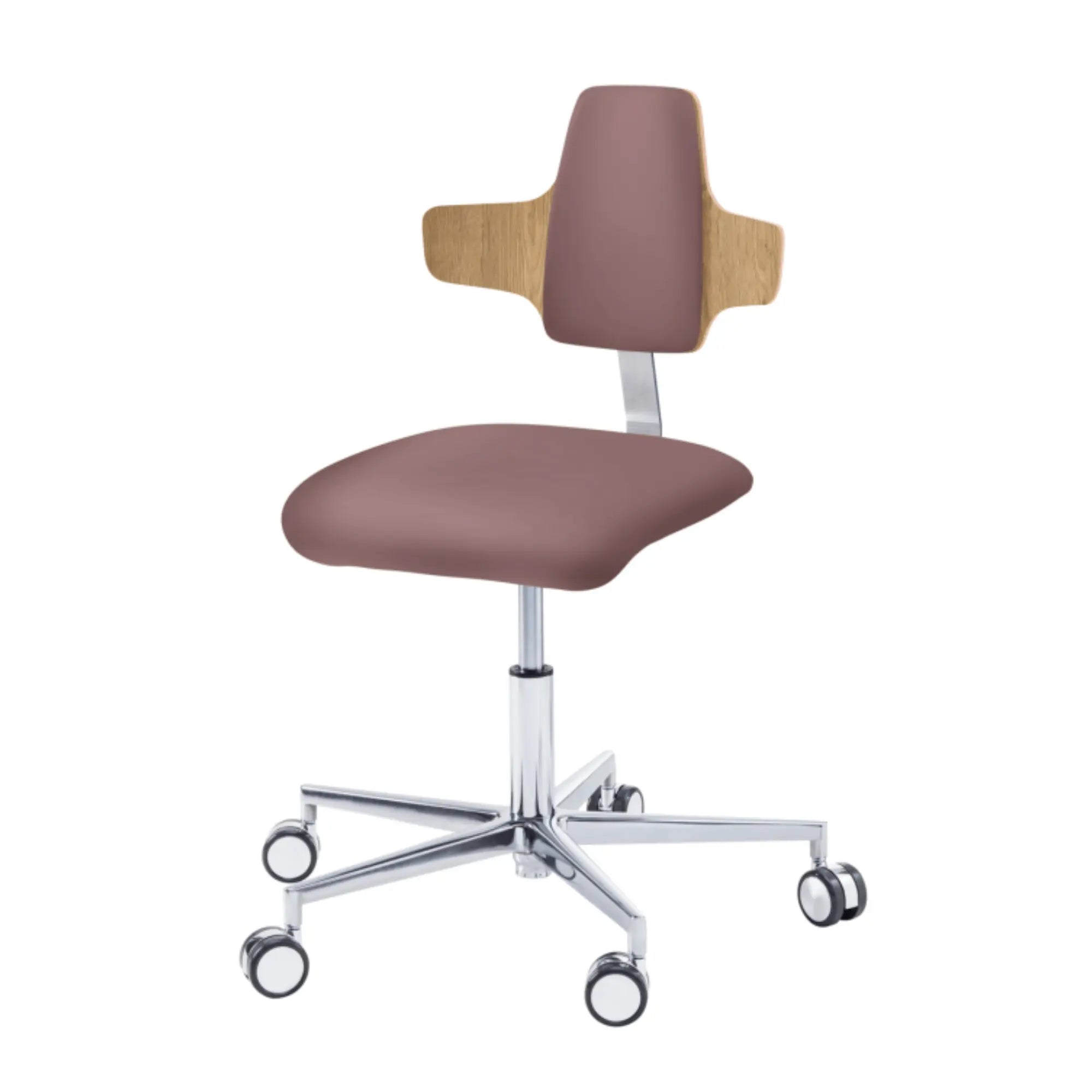 Siège praticien - COMFORT - Ruck - Dossier Napoleon My Podologie CPL-Chêne-Taupe-Long