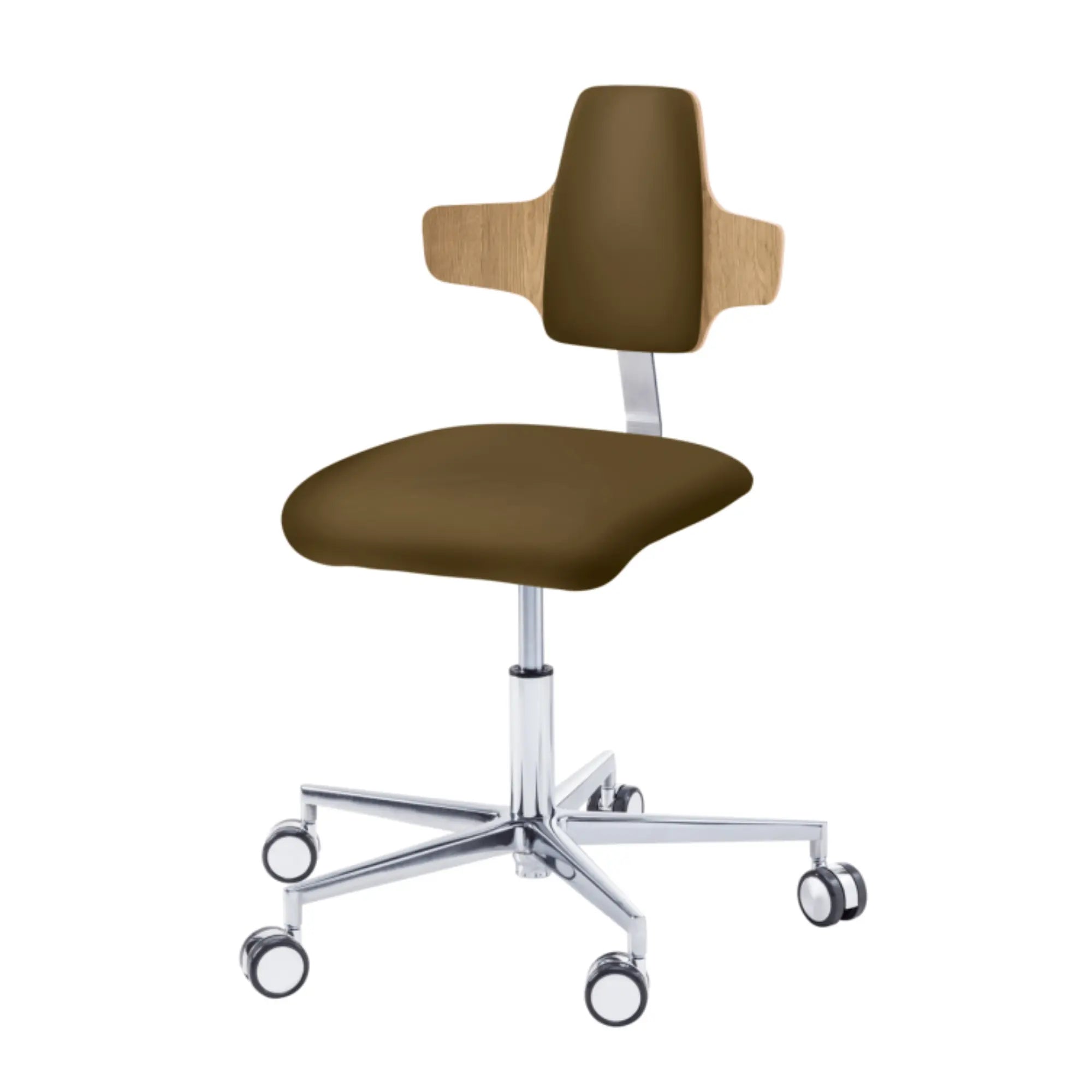 Siège praticien - COMFORT - Ruck - Dossier Napoleon My Podologie CPL-Chêne-Expresso-Long