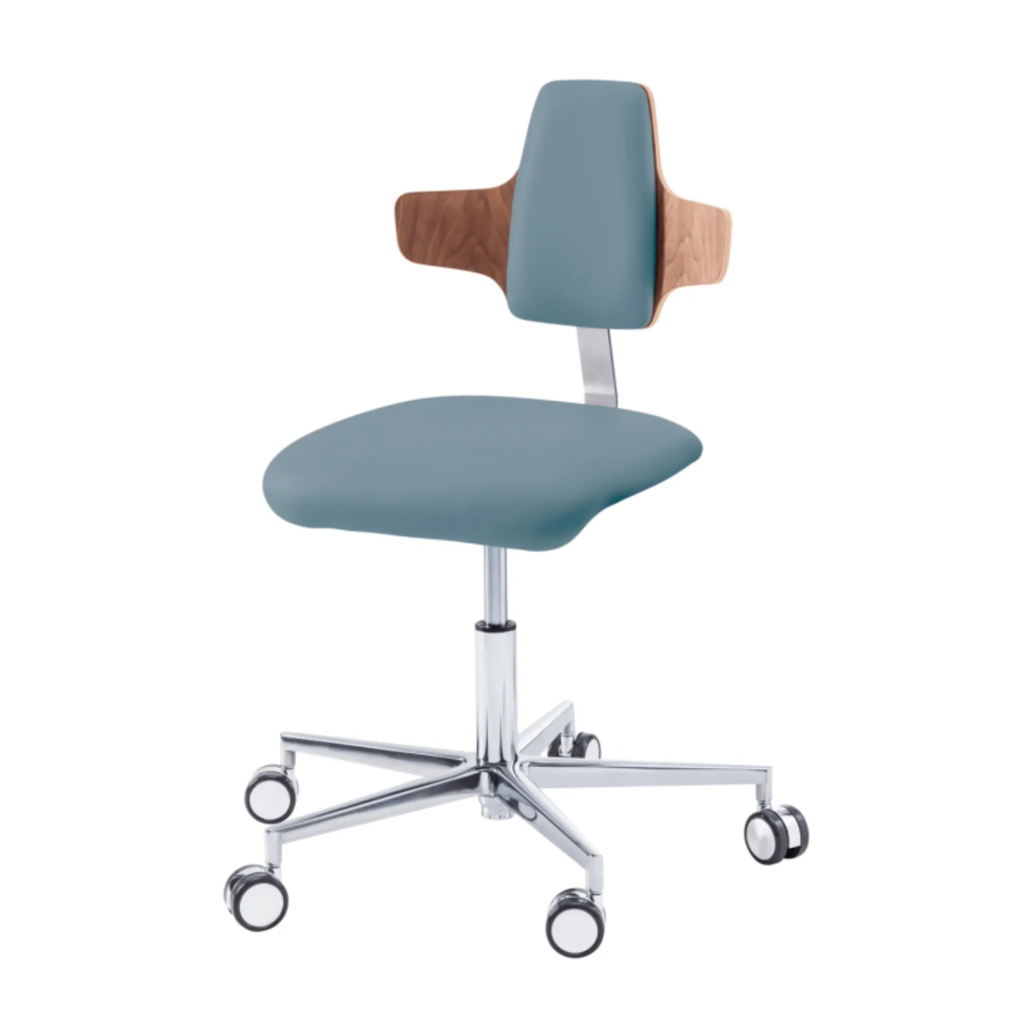 Siège praticien - COMFORT - Ruck - Dossier Napoleon My Podologie CPL-Noyer-Océan-Long