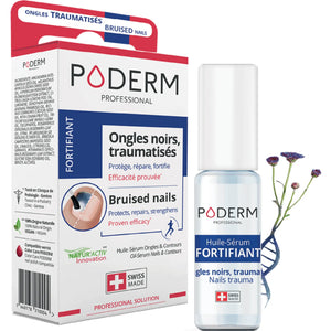 Traitement Sérum Ongles noirs, traumatisés - 8ml - Fortifiant - Poderm Professional - My Podologie