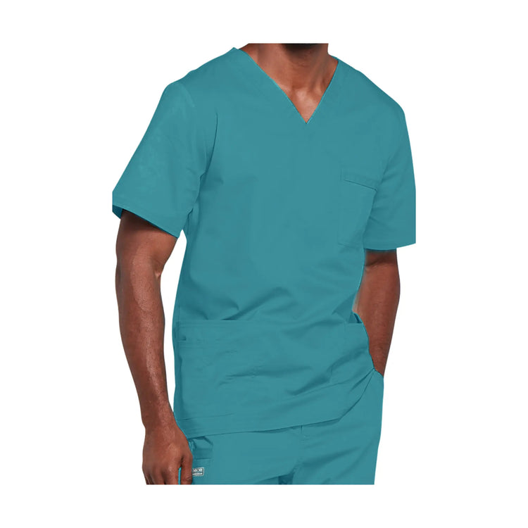 Versailles - Tunique unisexe col V - Unisexe - Cherokee Cherokee Authentic Workwear  Bleu-Canard-3XL