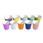 100 vasos de papel 20 cl - 10 colores a elegir - Medi Stock