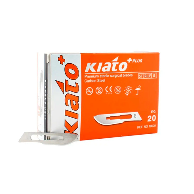 100 hojas de bisturí esterilizadas - Kiato Plus Kiato 