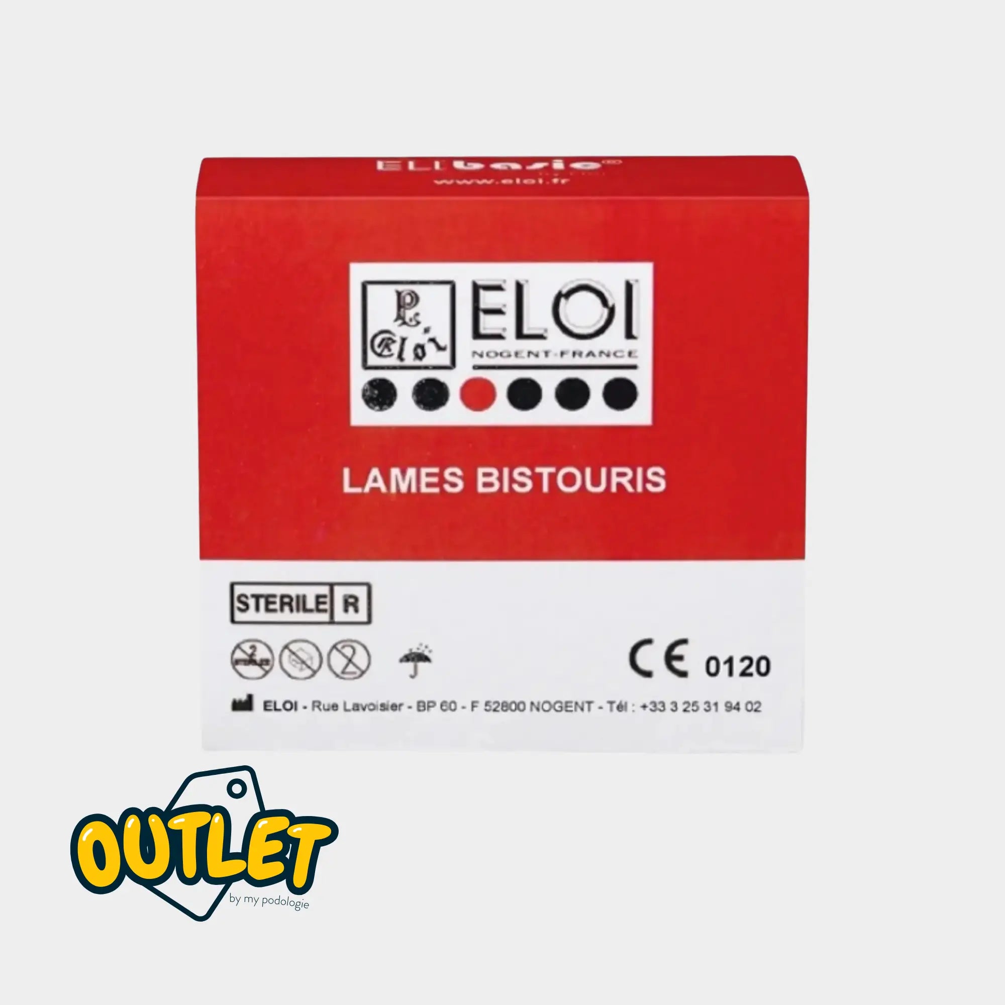 100 lames de bistouris stériles - Elibasic by Eloi // Destockage Eloi Podologie 