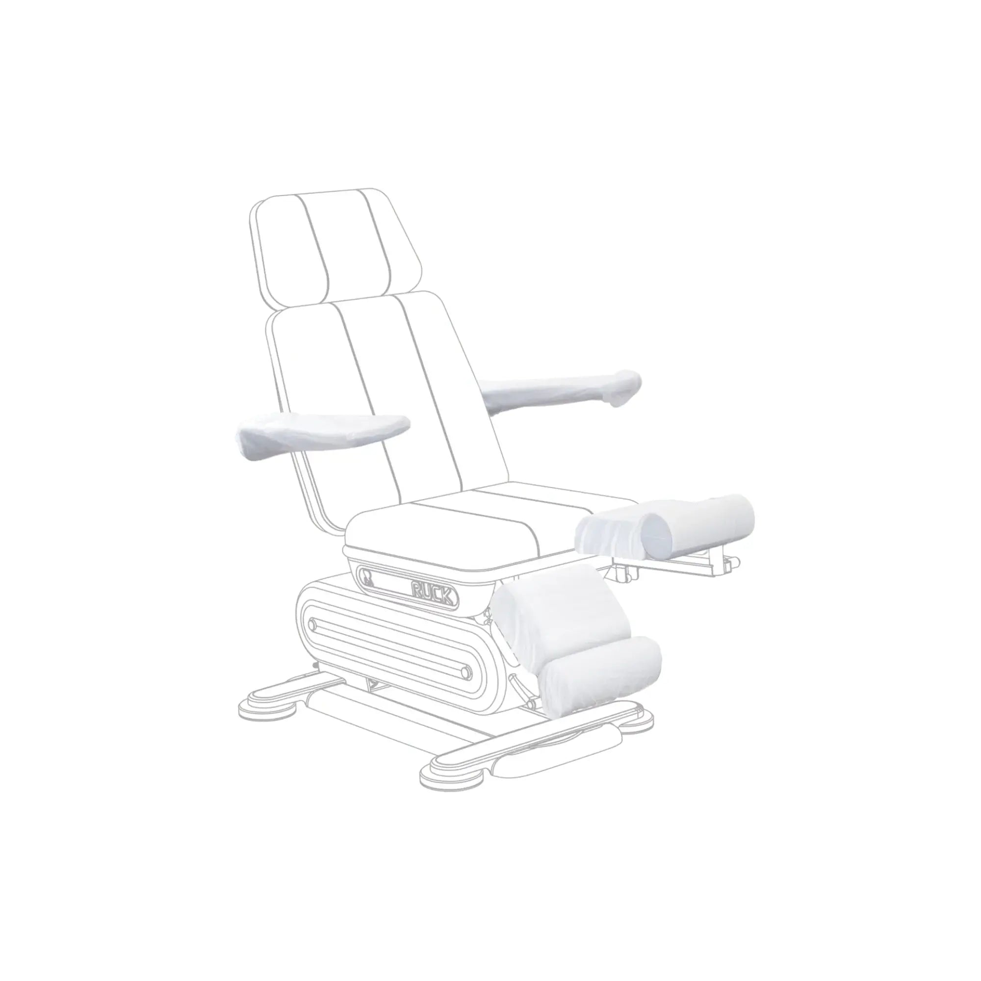 Accessoire Fauteuil - Housse de protection jetable pour rouleaux de talon - Stella 3S et Comfort - Ruck Ruck